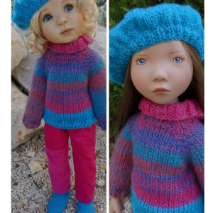 Rose des glaces pour LL Dolls - Zwergnase 55