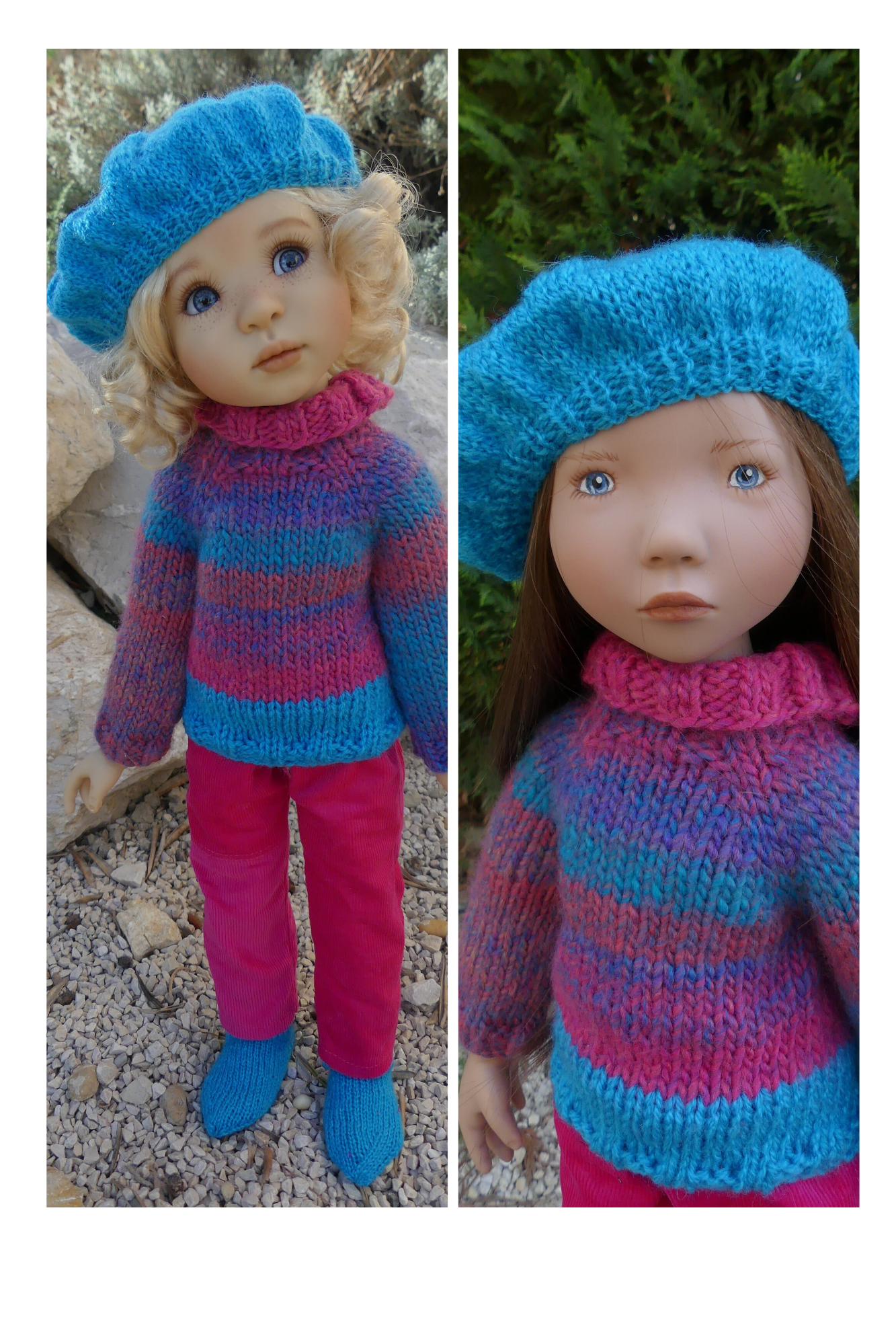 Rose des glaces pour LL Dolls - Zwergnase 55