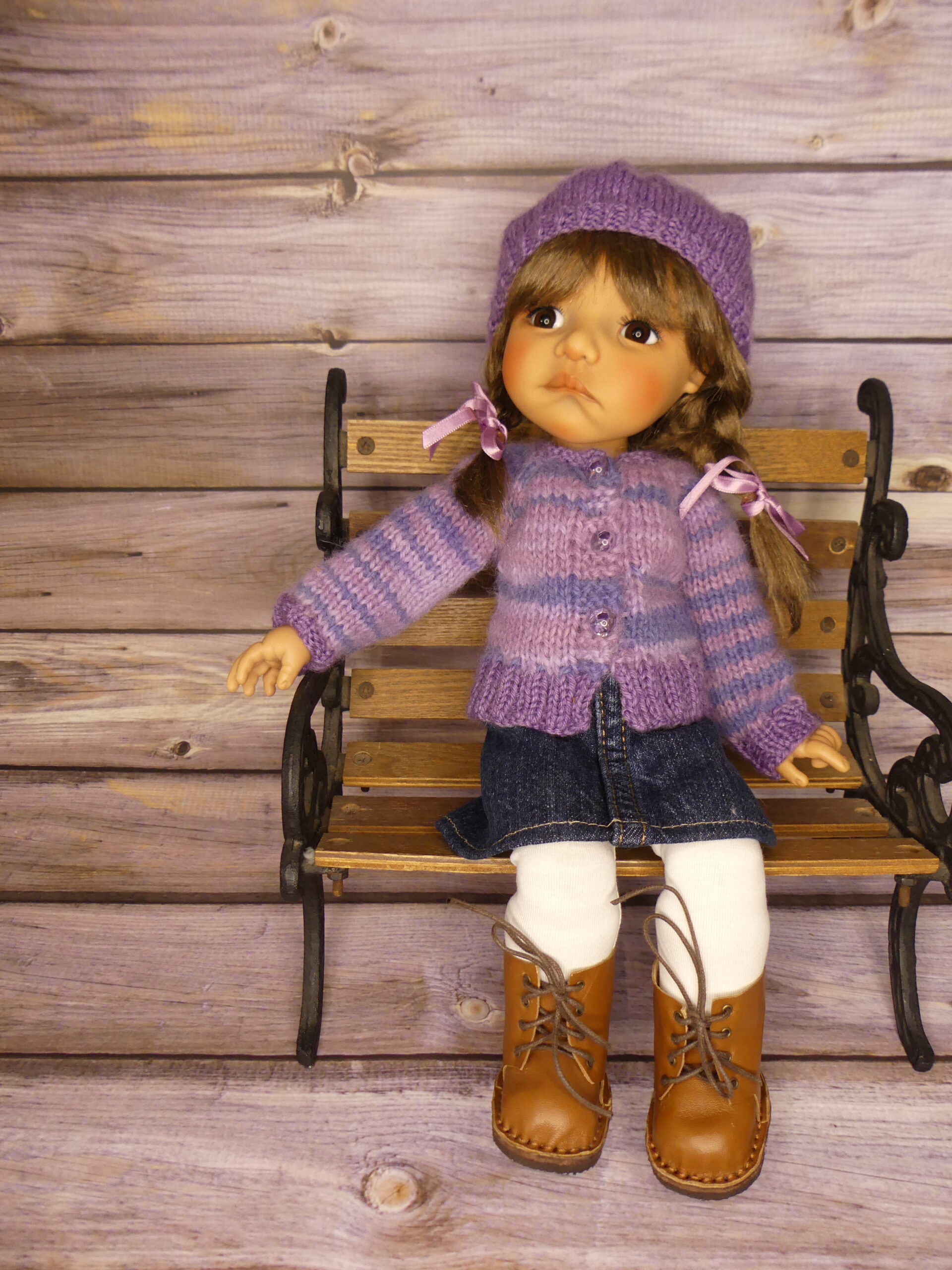 Mauve des bois pour poupée Moppet – Image 6
