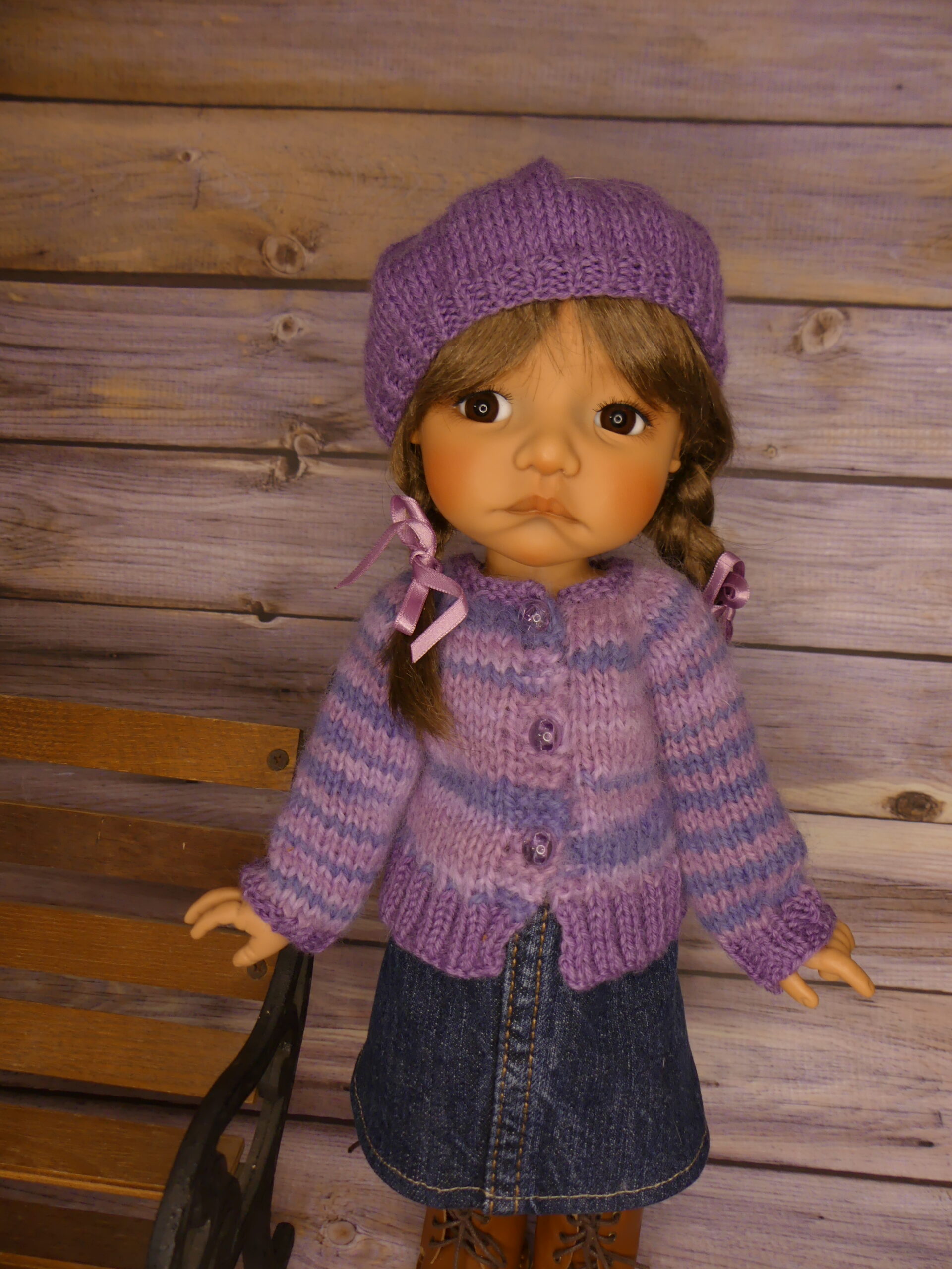 Mauve des bois pour poupée Moppet – Image 8