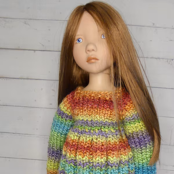 Robe en laine pour poupée LL Dolls - Zwergnase – Image 4