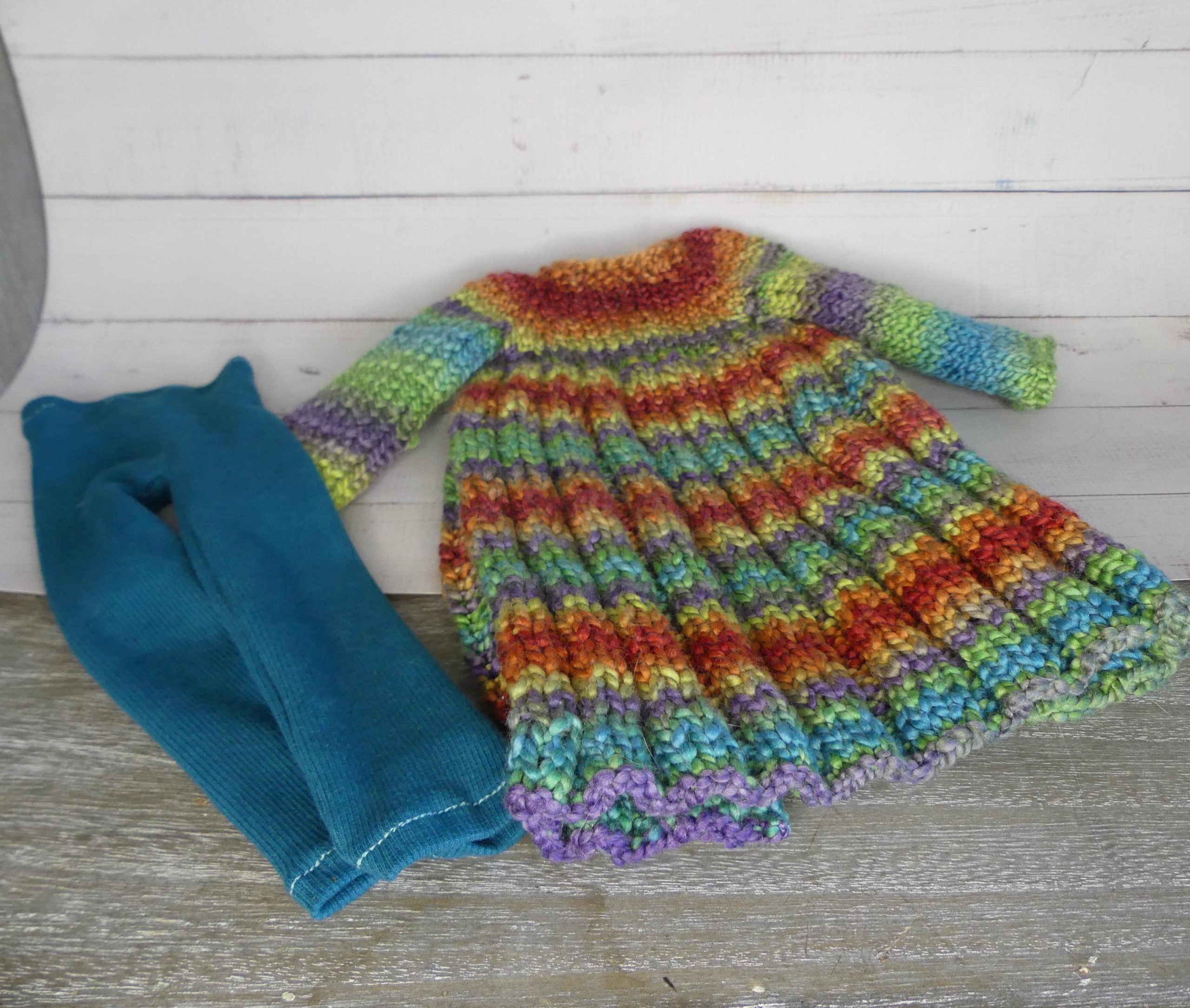 Robe en laine pour poupée LL Dolls - Zwergnase – Image 6