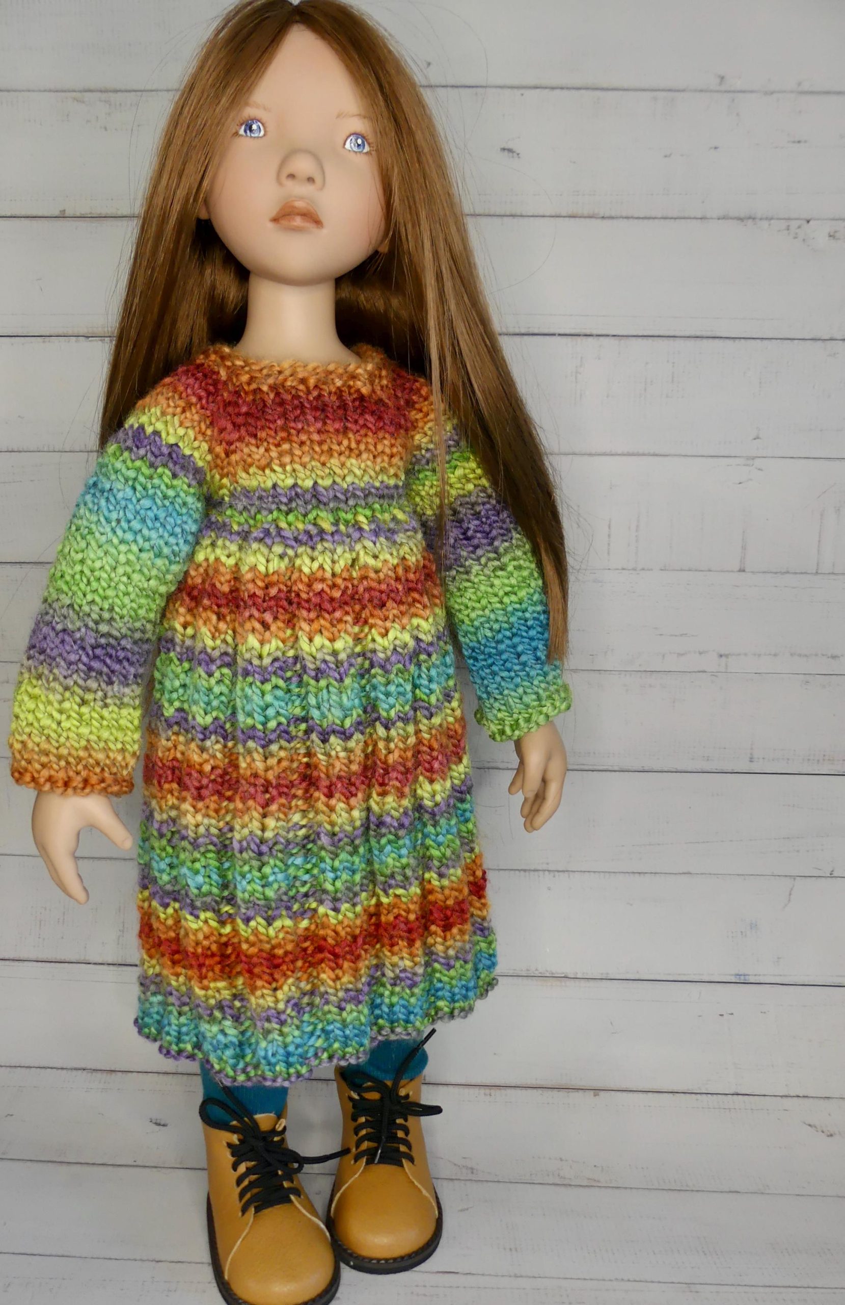Robe en laine pour poupée LL Dolls - Zwergnase – Image 3