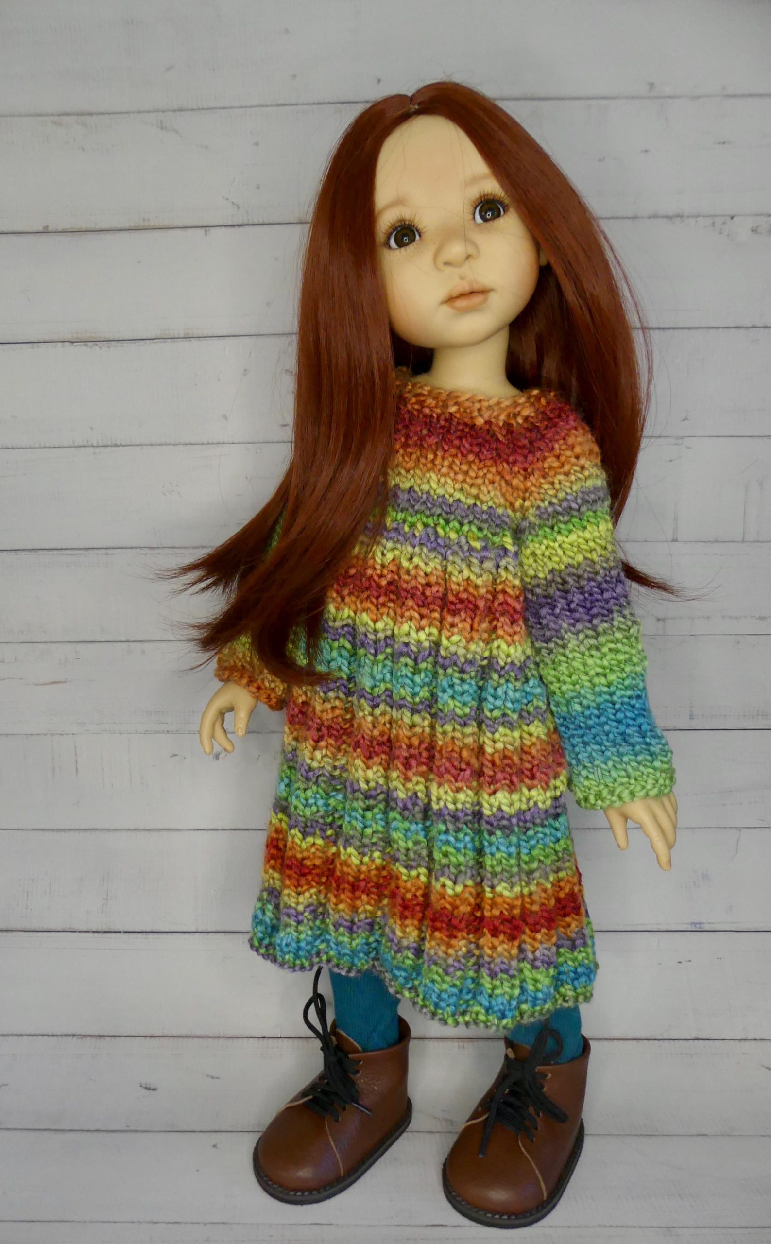 Robe en laine pour poupée LL Dolls - Zwergnase – Image 2