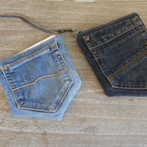 Pochette en jean