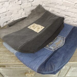 Sacs en jean recyclé collection "Bandes denim"