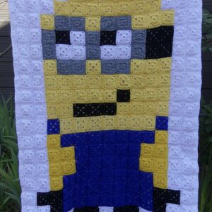 Couverture crochet Minion