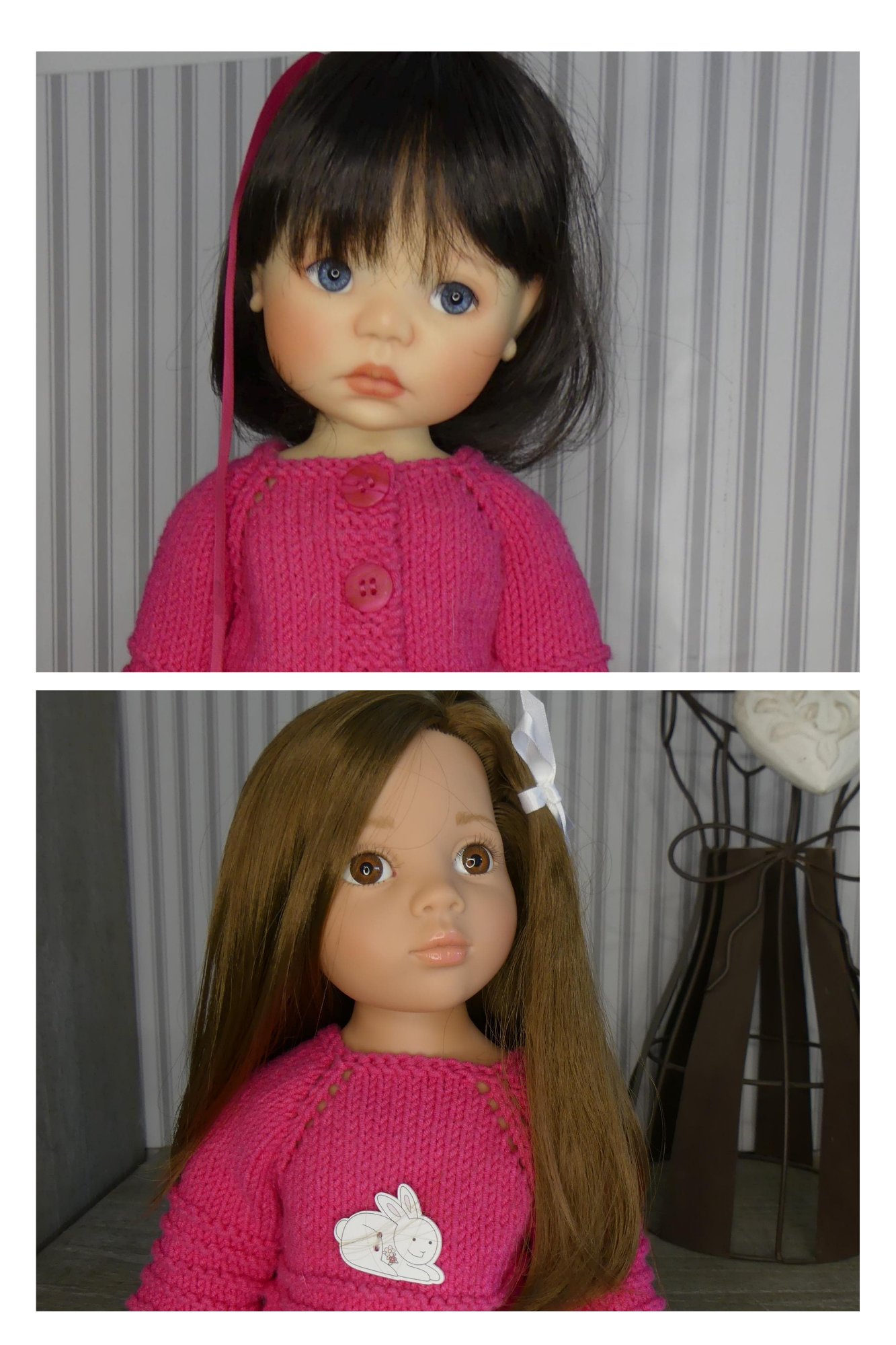 Lapin framboise pour poupée BB Dolls - Gotz