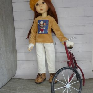 Ours polaire pour poupée LL Dolls - Zwergnase 55