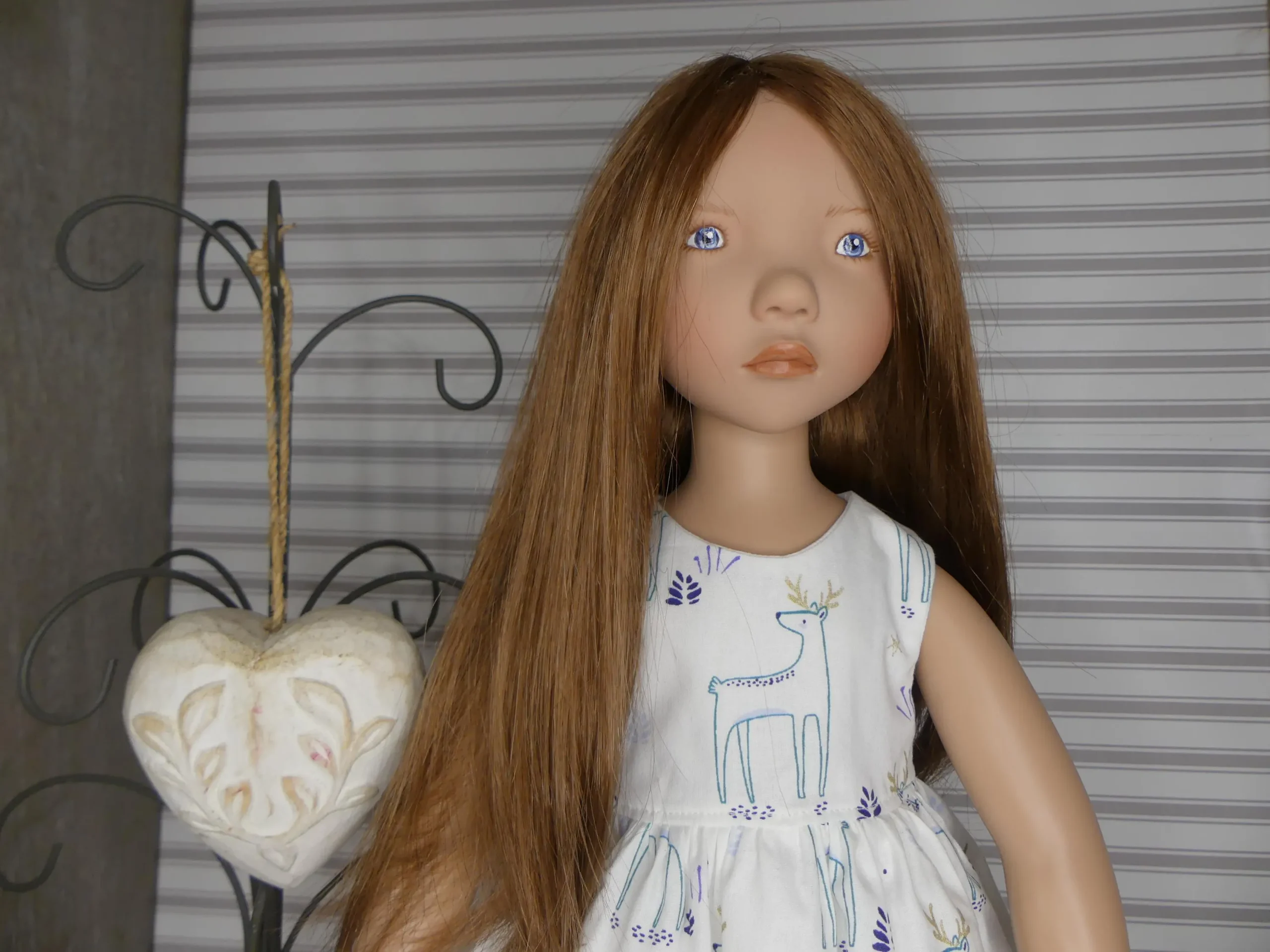 Sylve turquoise pour poupée LL Dolls - Zwergnase 55 – Image 3