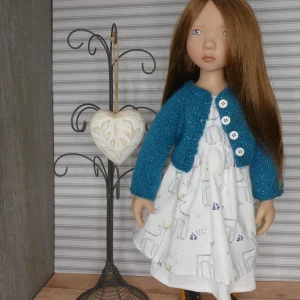 Sylve turquoise pour poupée LL Dolls - Zwergnase 55