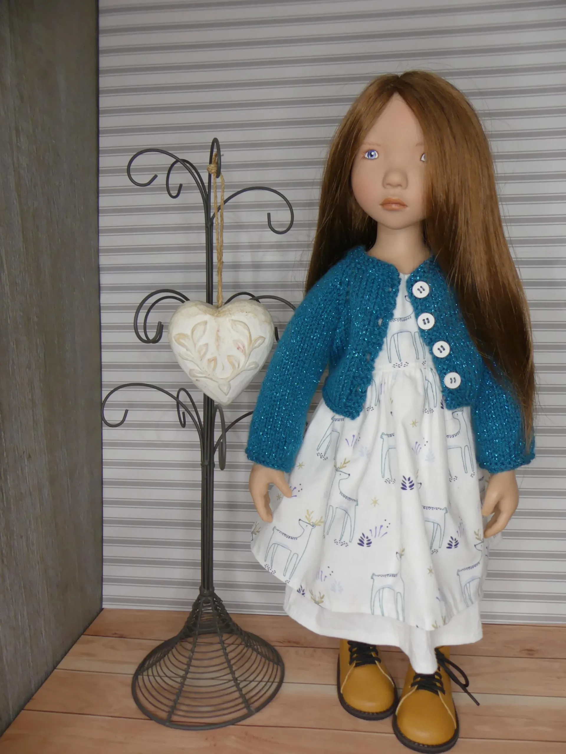 Sylve turquoise pour poupée LL Dolls - Zwergnase 55