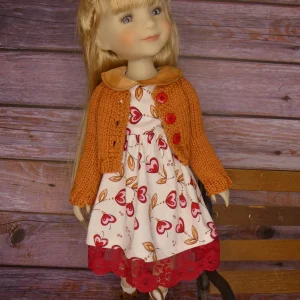 Coeurs framboise caramel pour poupée Fashion Friends Ruby Red